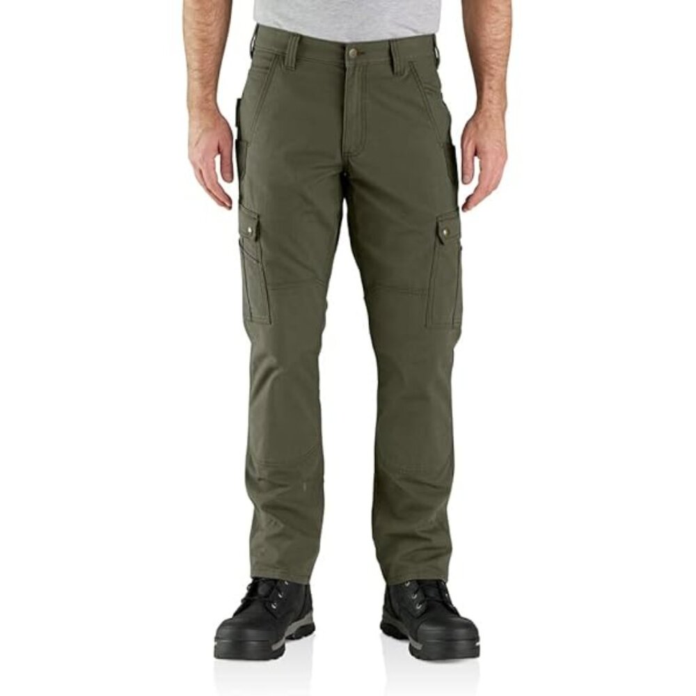 Carhartt Relaxed Fit Ripstop Cargo Work Pant Basil Green NWT BN5461-M 30x30
